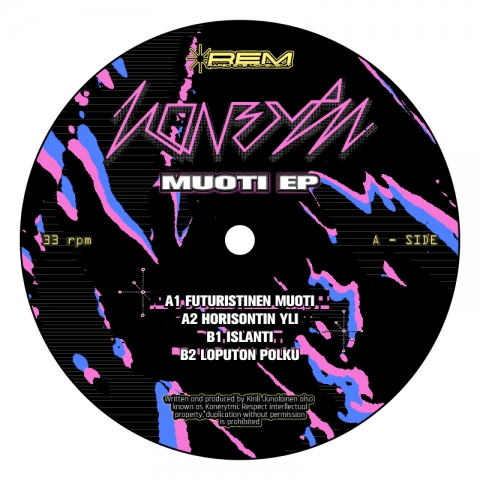 ( REM 004 ) KONERYTMI - Futuristinen Muoti EP ( 12" ) REM Records